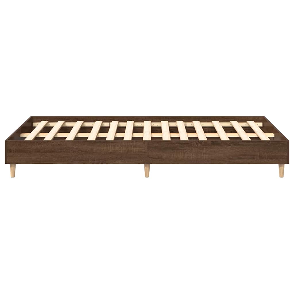 Giroletto senza Materasso Rovere Marrone 135x190 cm Truciolato | homemem39