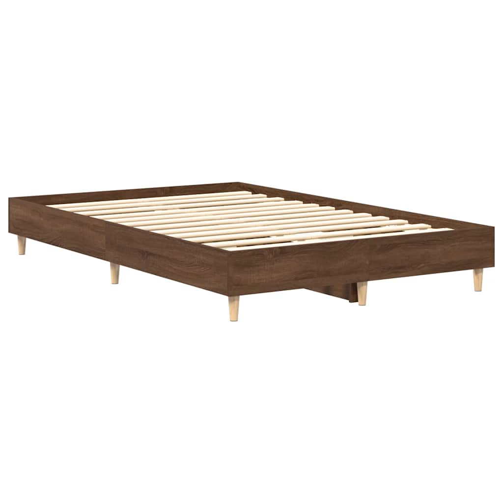 Giroletto senza Materasso Rovere Marrone 135x190 cm Truciolato | homemem39