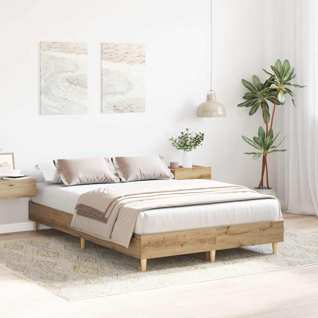 Giroletto senza Materasso Rovere Artigianale 135x190 cm