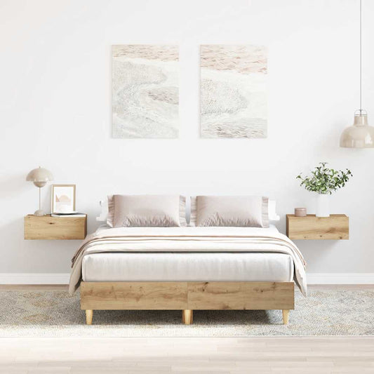 Giroletto senza Materasso Rovere Artigianale 135x190 cm | homemem39