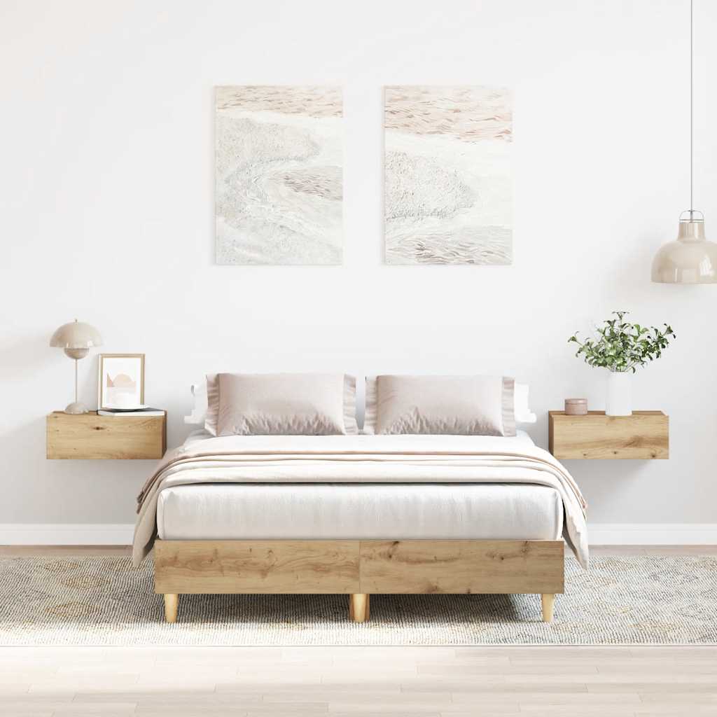 Giroletto senza Materasso Rovere Artigianale 135x190 cm