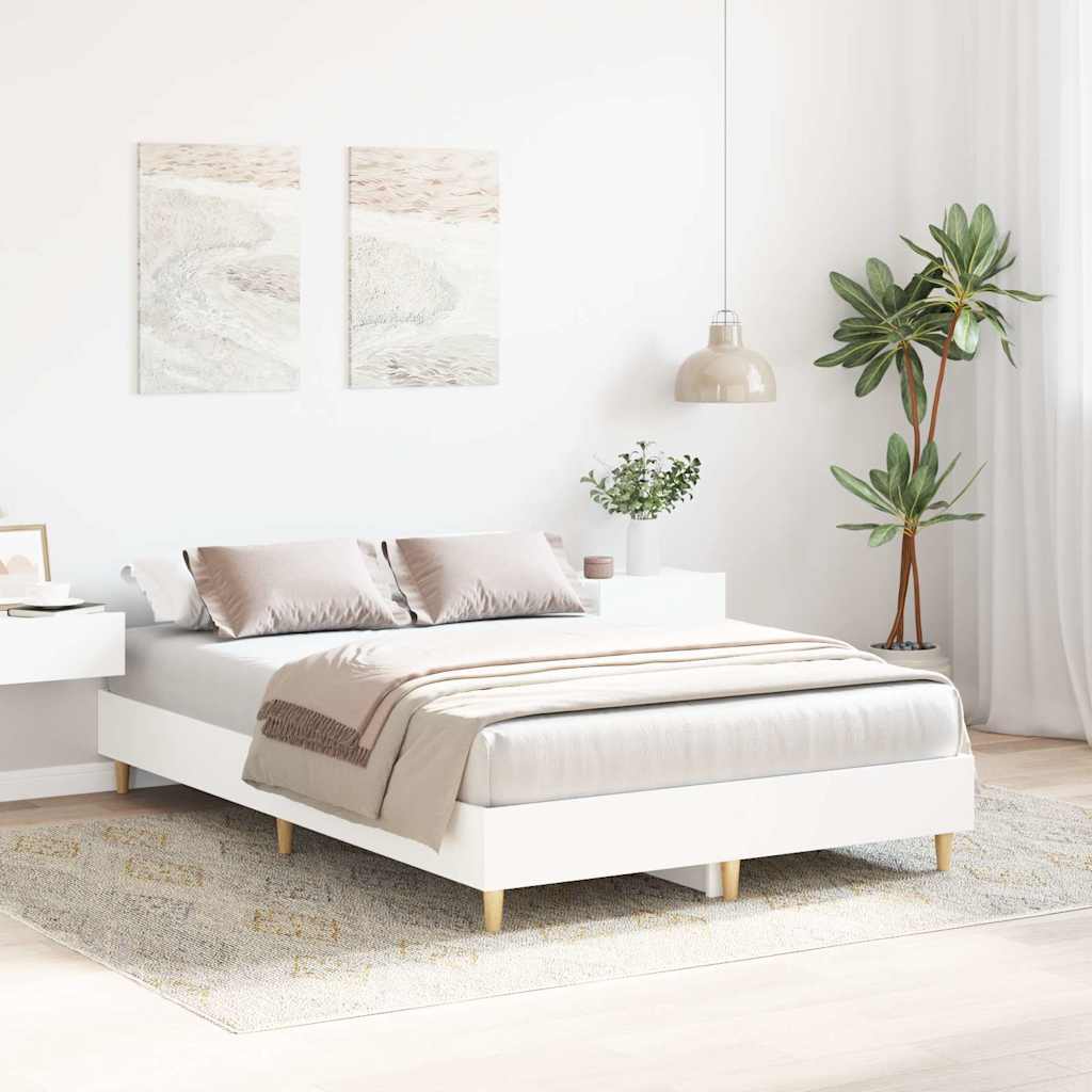 Giroletto senza Materasso Bianco 120x190cm in Legno Multistrato