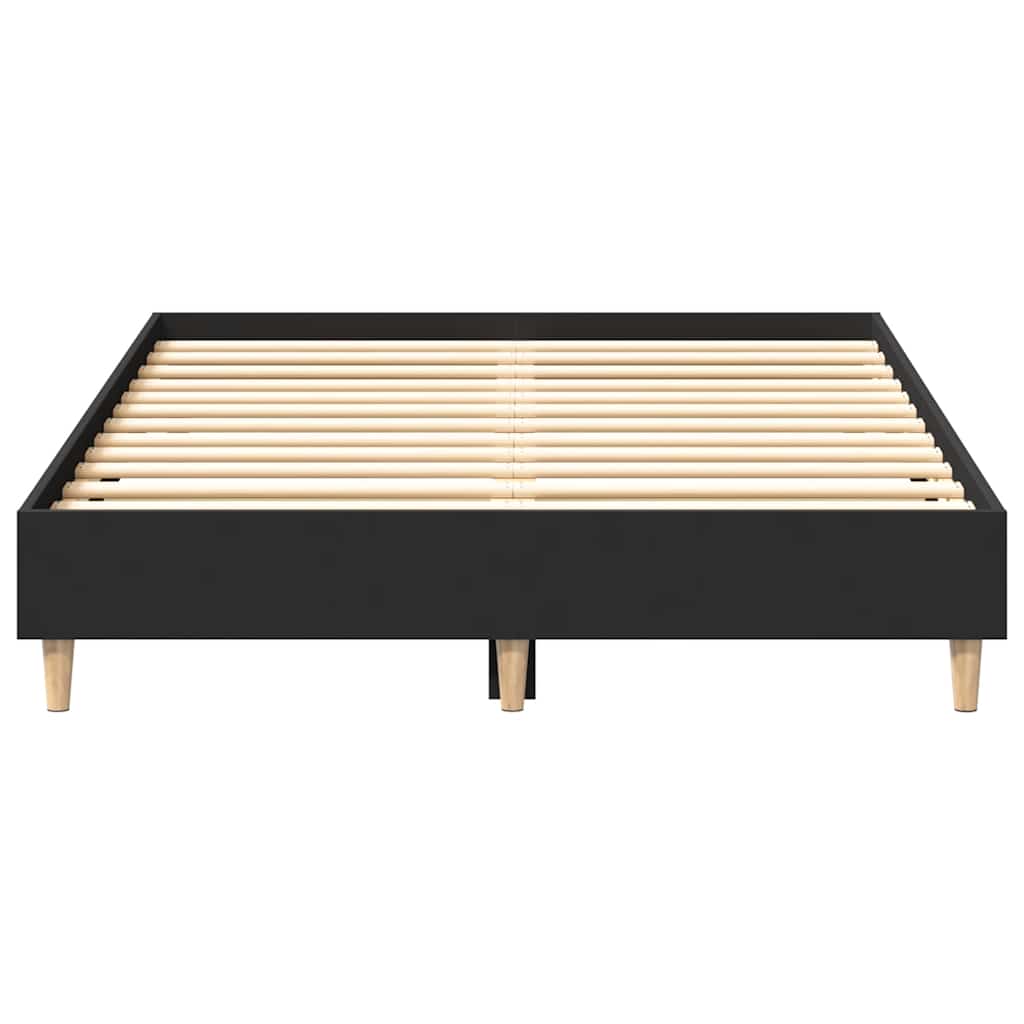 Giroletto senza Materasso Nero 120x190 cm in Legno Multistrato | homemem39