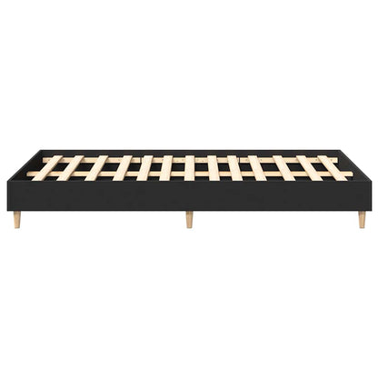 Giroletto senza Materasso Nero 120x190 cm in Legno Multistrato | homemem39