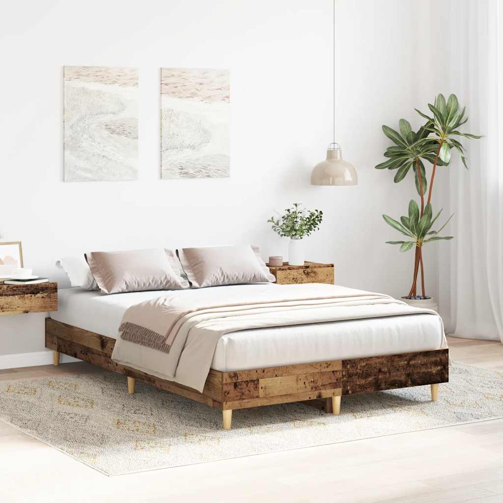 Giroletto senza Materasso Legno Antico 120x190 cm in Truciolato | homemem39