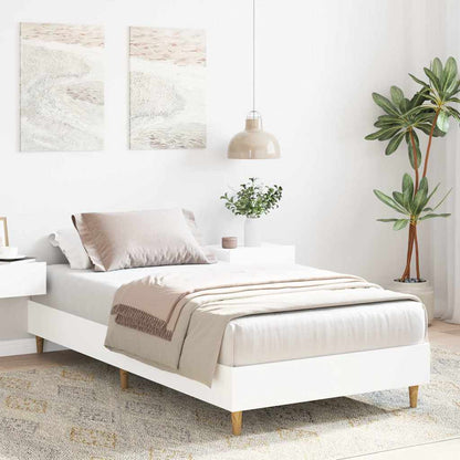 Giroletto senza Materasso Bianco 90x190 cm in Legno Multistrato