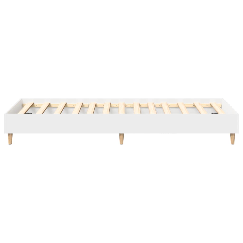 Giroletto senza Materasso Bianco 90x190 cm in Legno Multistrato