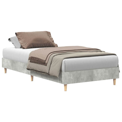 Giroletto senza Materasso Grigio Cemento 90x190 cm Truciolato | homemem39