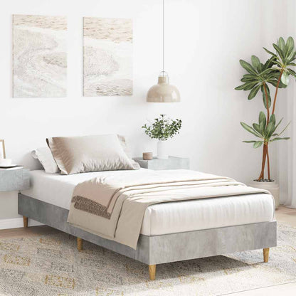Giroletto senza Materasso Grigio Cemento 90x190 cm Truciolato | homemem39