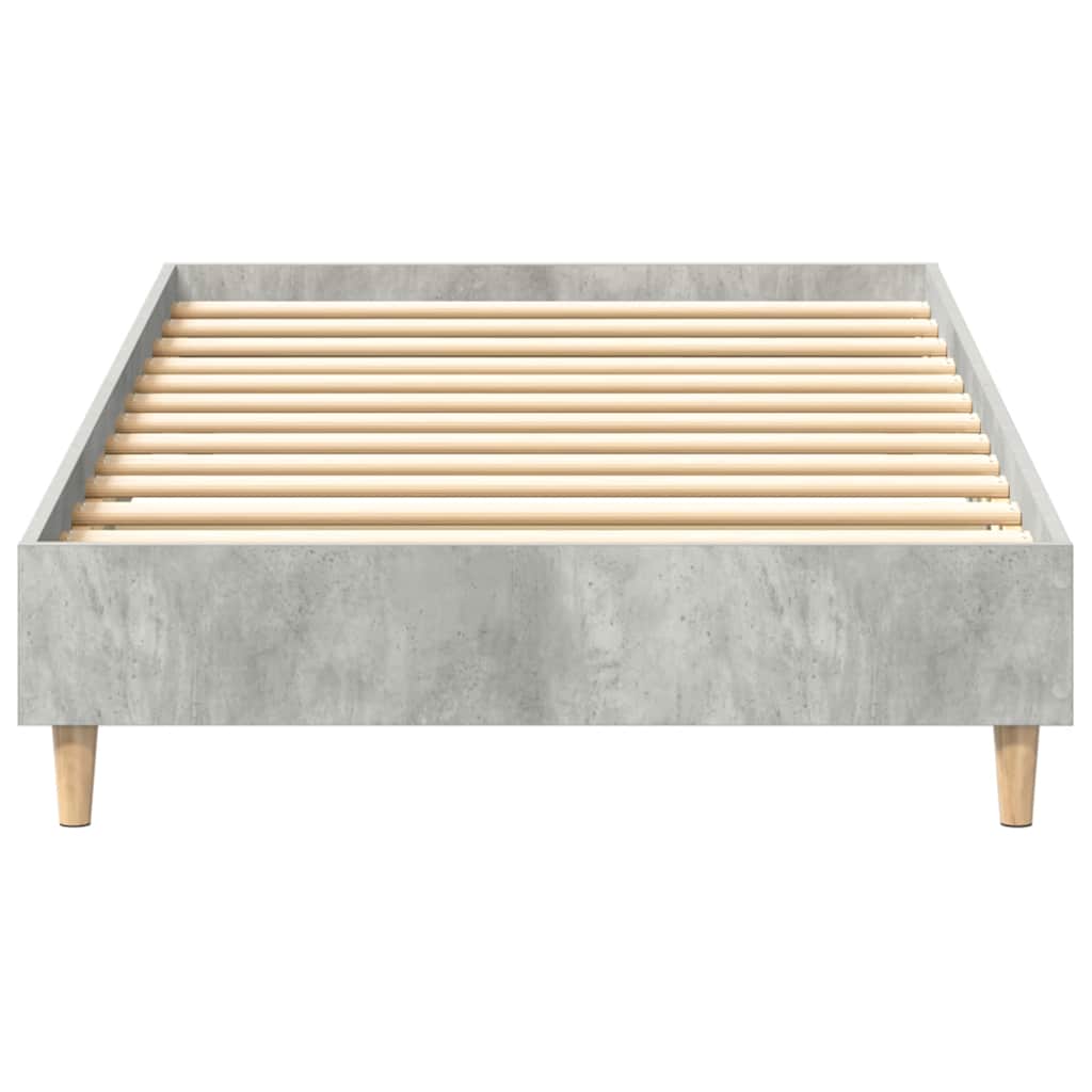 Giroletto senza Materasso Grigio Cemento 90x190 cm Truciolato | homemem39