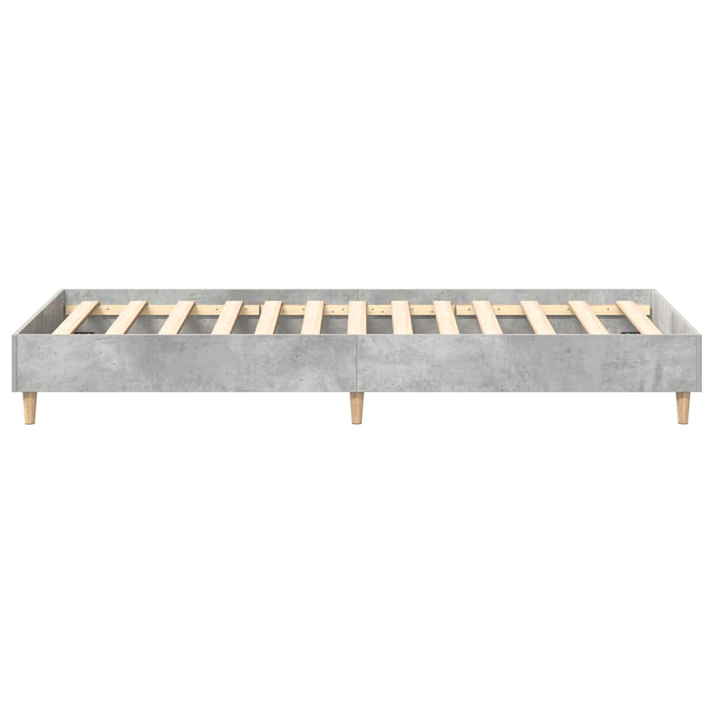 Giroletto senza Materasso Grigio Cemento 90x190 cm Truciolato | homemem39