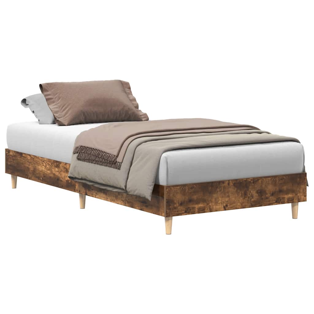 Giroletto senza Materasso Rovere Fumo 90x190 cm in Truciolato | homemem39