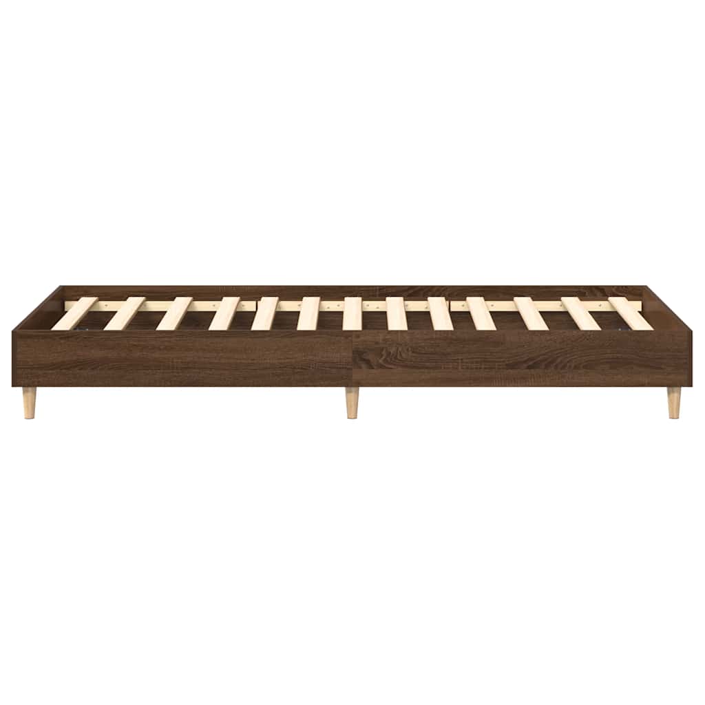 Giroletto senza Materasso Rovere Marrone 90x190cm in Truciolato | homemem39