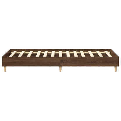 Giroletto senza Materasso Rovere Marrone 90x190cm in Truciolato | homemem39