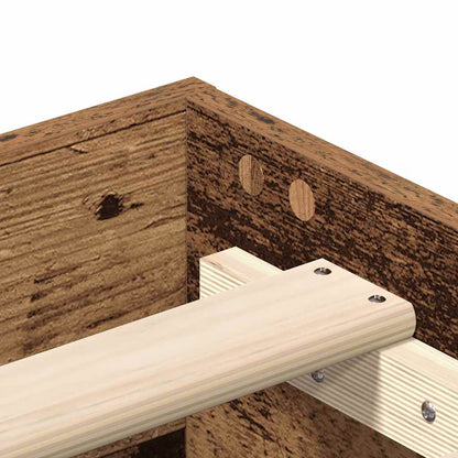 Giroletto senza Materasso Legno Antico 90x190 cm in Truciolato