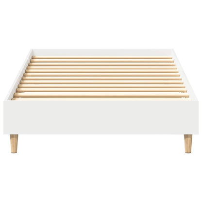 Giroletto senza Materasso Bianco 75x190 cm in Legno Multistrato | homemem39
