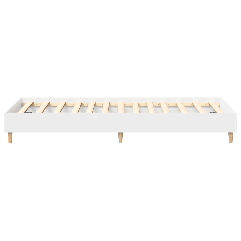 Giroletto senza Materasso Bianco 75x190 cm in Legno Multistrato