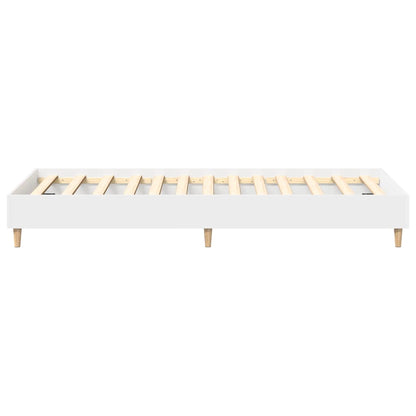 Giroletto senza Materasso Bianco 75x190 cm in Legno Multistrato