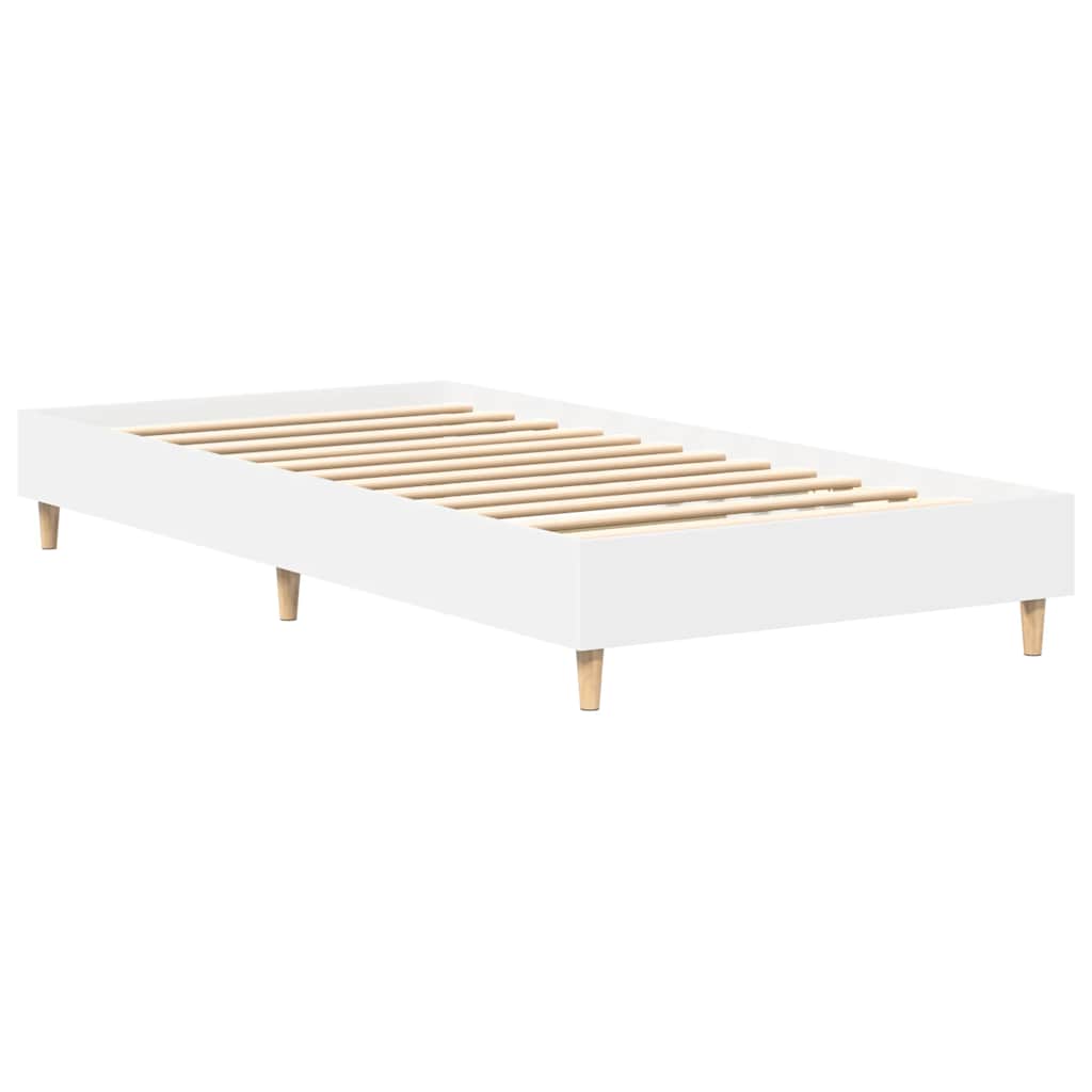 Giroletto senza Materasso Bianco 75x190 cm in Legno Multistrato | homemem39