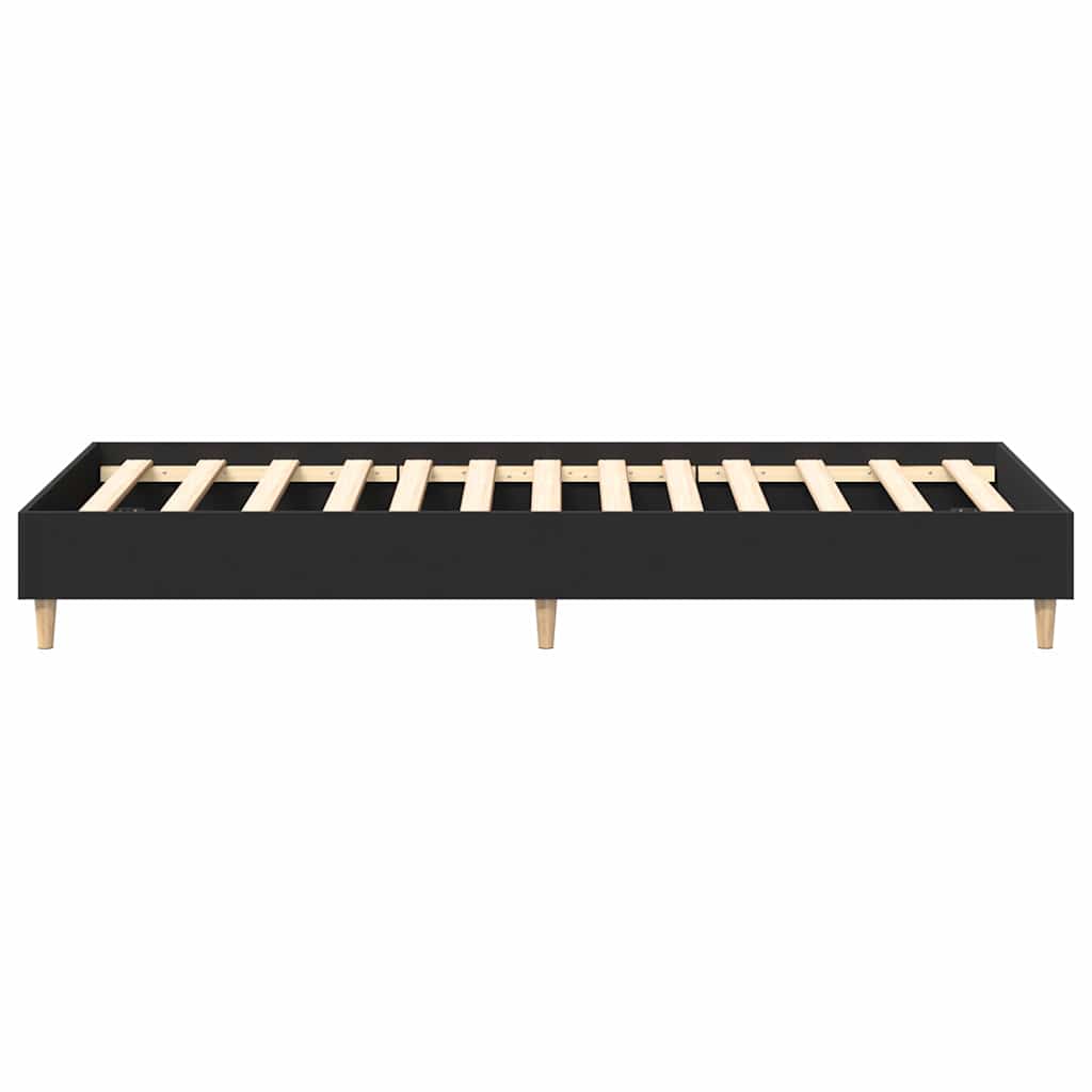 Giroletto senza Materasso Nero 75x190 cm in Legno Multistrato | homemem39
