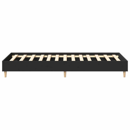 Giroletto senza Materasso Nero 75x190 cm in Legno Multistrato | homemem39