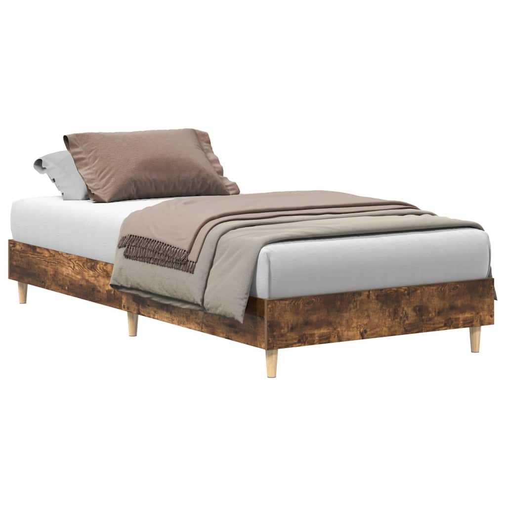 Giroletto senza Materasso Rovere Fumo 75x190 cm in Truciolato | homemem39