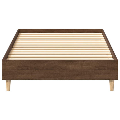 Giroletto senza Materasso Rovere Marrone 75x190cm in Truciolato | homemem39