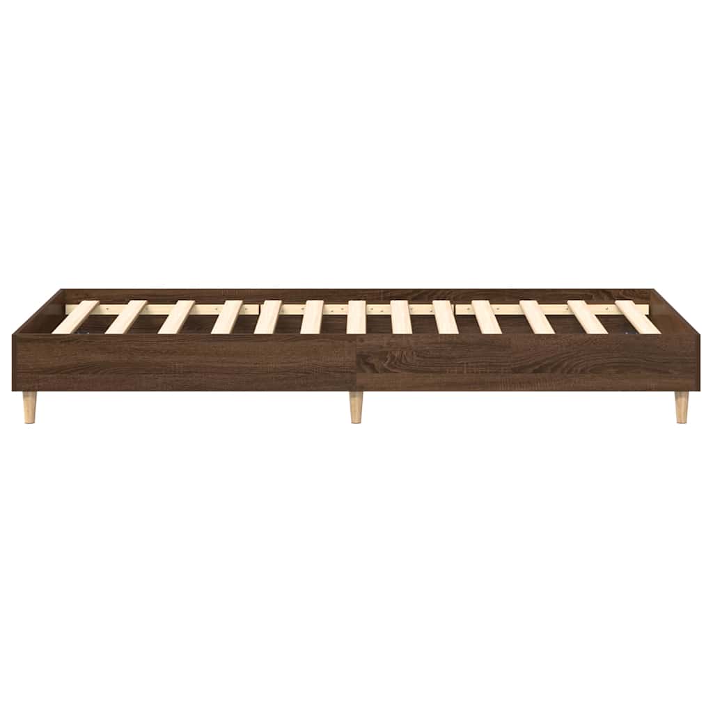 Giroletto senza Materasso Rovere Marrone 75x190cm in Truciolato | homemem39