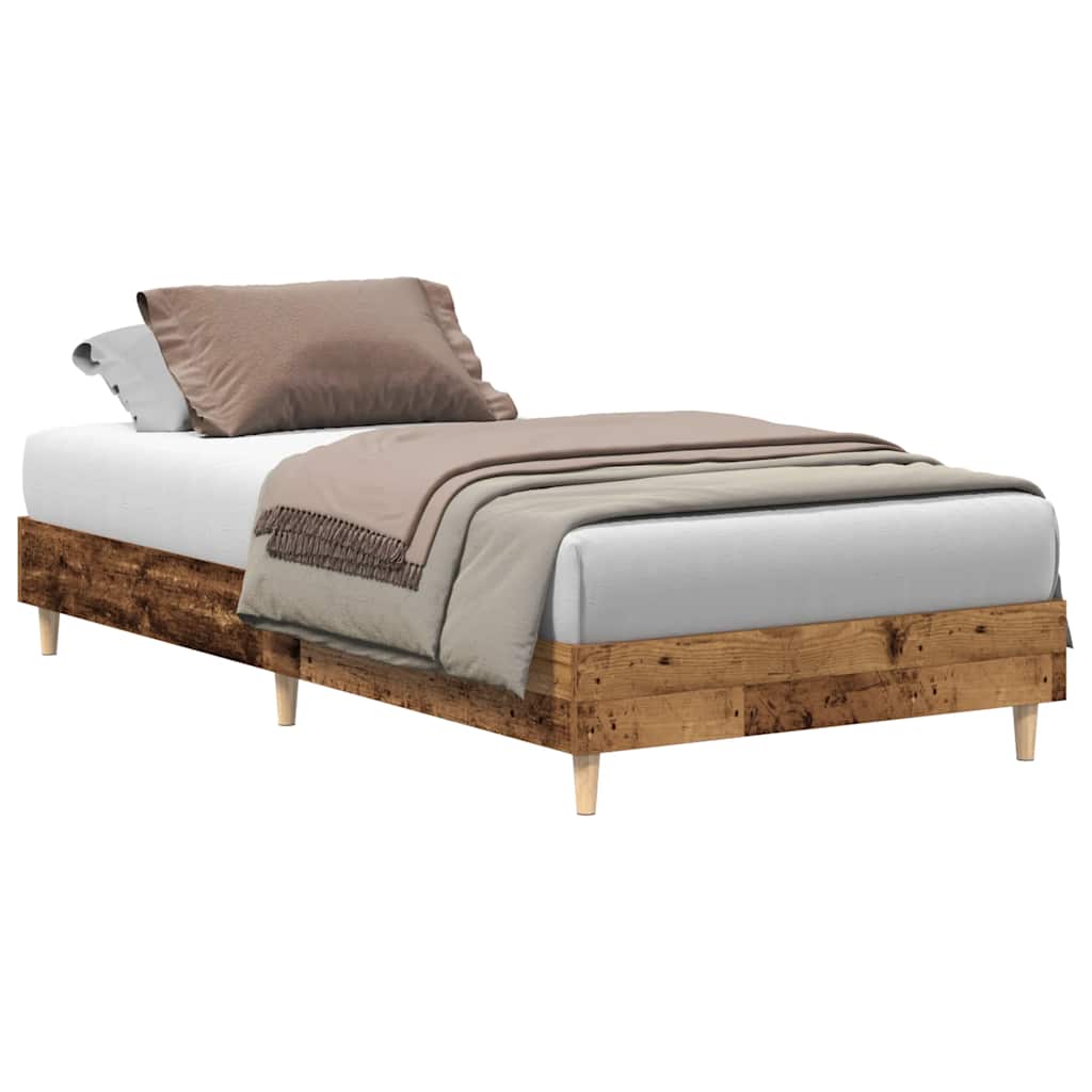 Giroletto senza Materasso Legno Antico 75x190 cm in Truciolato | homemem39