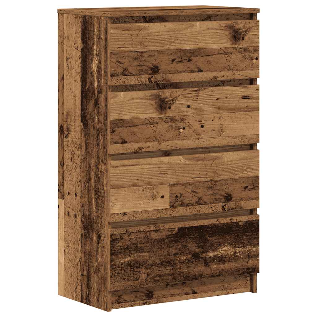 Credenza Legno Antico 60x35x98,5 cm in Legno Multistrato - homemem39