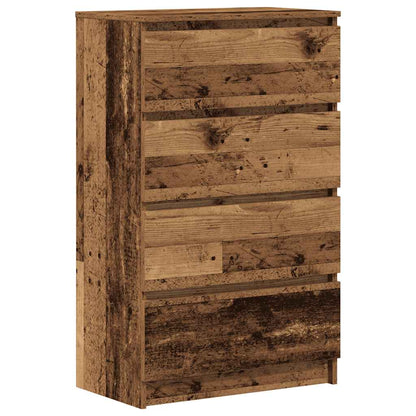 Credenza Legno Antico 60x35x98,5 cm in Legno Multistrato - homemem39