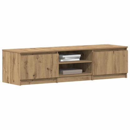 Mobile Porta TV Rovere Artigianale 140x40x36 cm Multistrato - homemem39