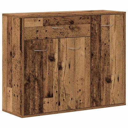 Credenza Legno Antico 88x30x70 cm in Legno Multistrato - homemem39