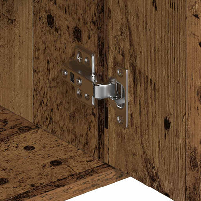 Credenza Legno Antico 88x30x70 cm in Legno Multistrato - homemem39