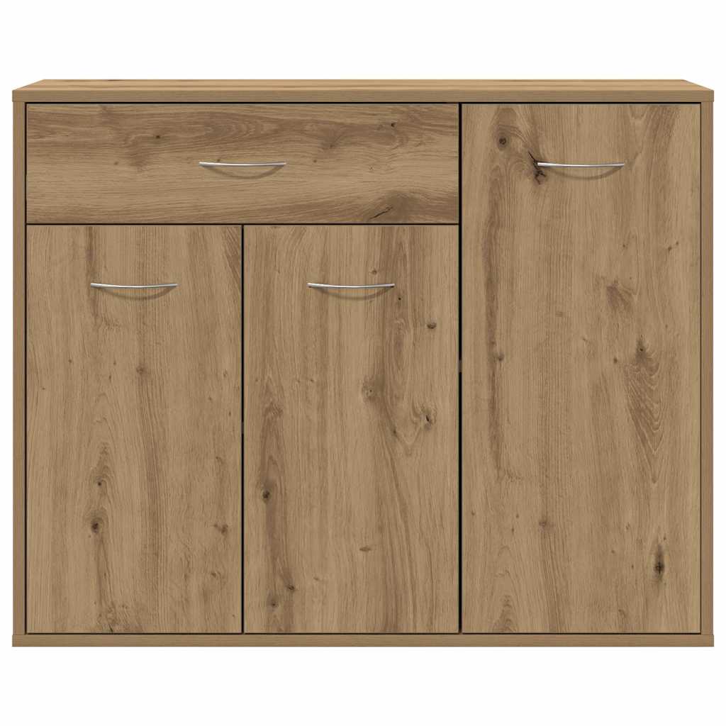 Credenza Rovere Artigianale 88x30x70 cm in Legno Multistrato - homemem39