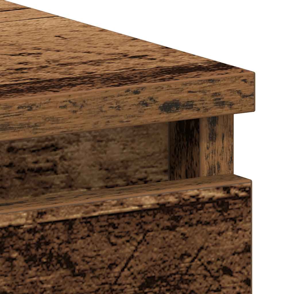 Scrivania Legno Antico 90x45x76 cm in Legno Multistrato | homemem39