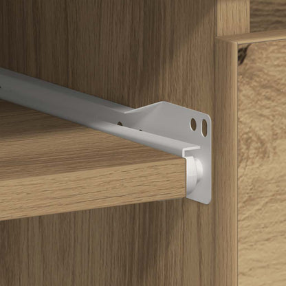 Scrivania Rovere Artigianale 90x45x76 cm in Legno Multistrato - homemem39
