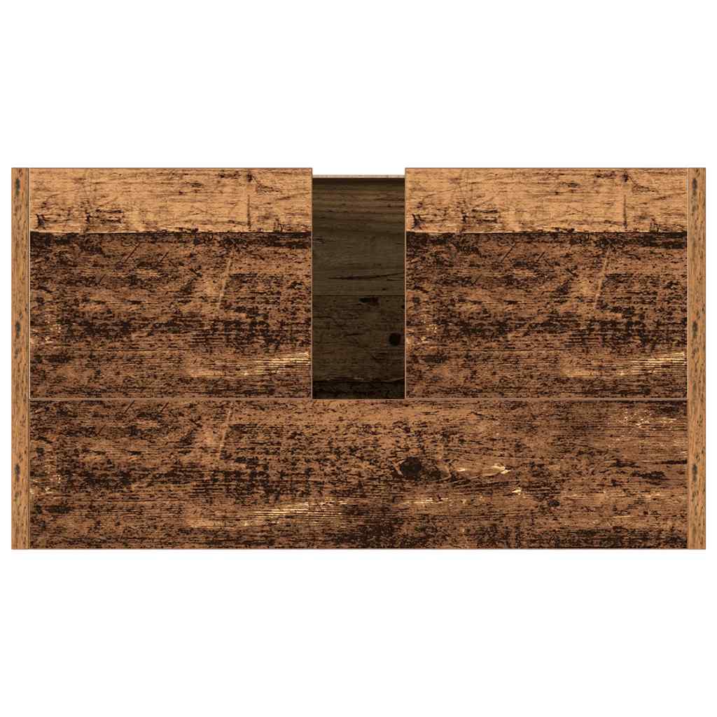 Mobile Lavabo Bagno Legno Antico 60x33x60 cm Legno Multistrato | homemem39