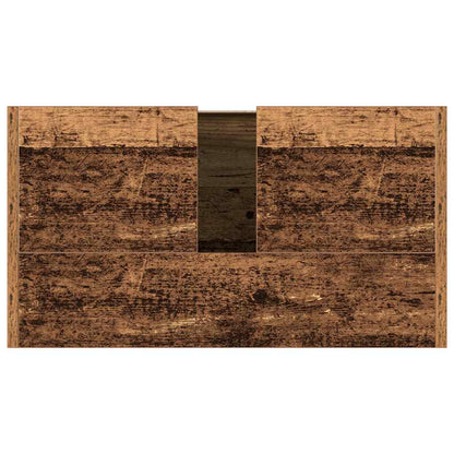 Mobile Lavabo Bagno Legno Antico 60x33x60 cm Legno Multistrato | homemem39