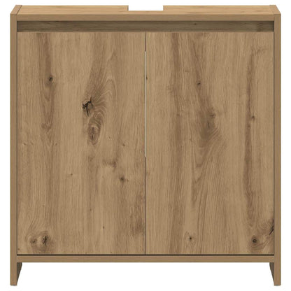 Mobile Lavabo Bagno Rovere Artigianale Legno Multistrato | homemem39