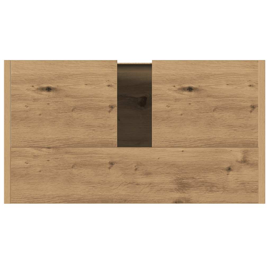 Mobile Lavabo Bagno Rovere Artigianale Legno Multistrato | homemem39