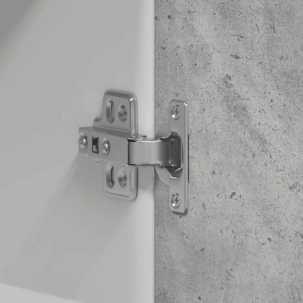 Pensile da Cucina Grigio Cemento 60x31x60 cm Legno Multistrato - homemem39