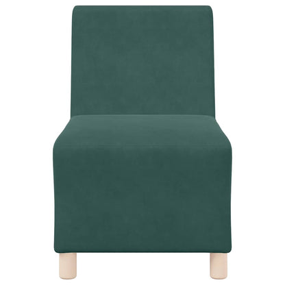 Divano Sedia Verde Scuro 55 cm Velluto