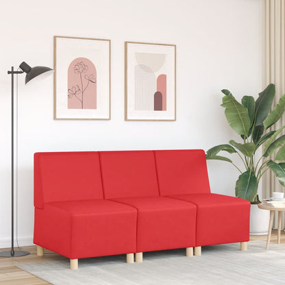 Divano Sedia Rosso 55 cm in Similpelle - homemem39