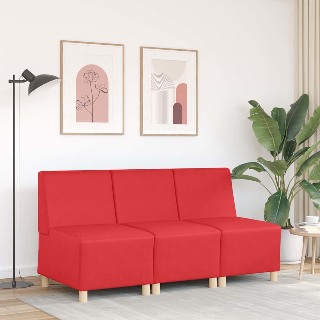 | Unità di Divano Modulare Senza Braccioli | Rosso 55 x 74 x 82 cm - homemem39