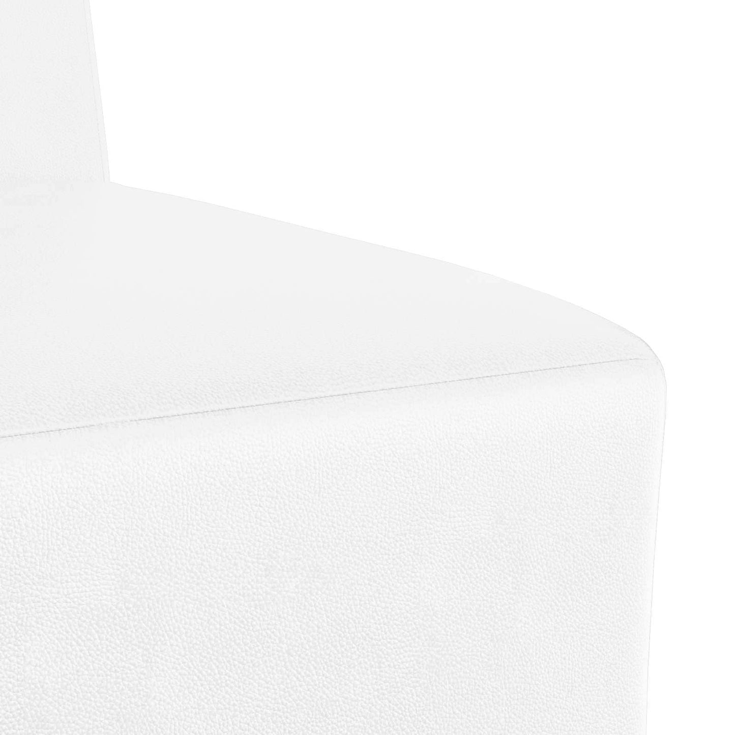 | Unità di Divano Modulare Senza Braccioli | Bianco 55 x 74 x 82 cm