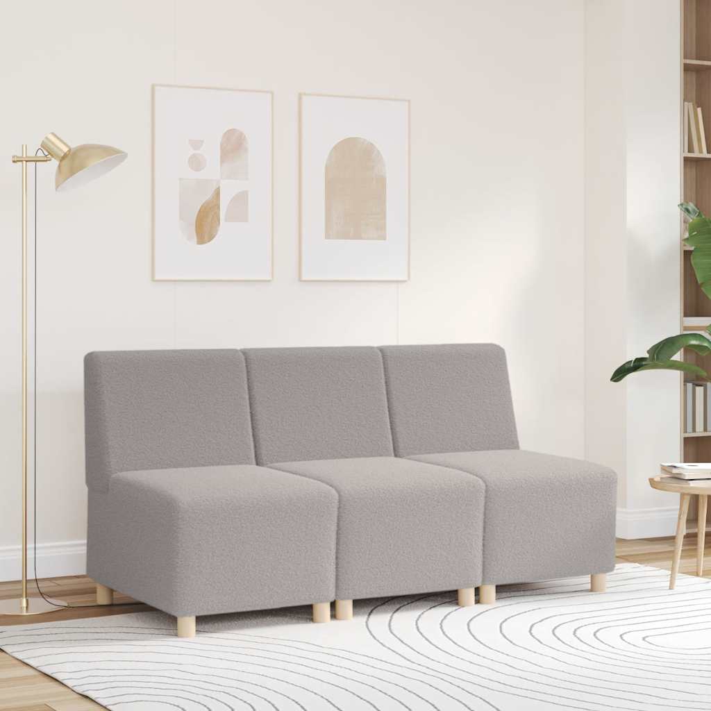 Divano componibile senza braccioli 55 cm