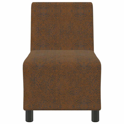 | Poltrona Sofa | con cuscino Marrone 55 x 74 x 82 cm - homemem39