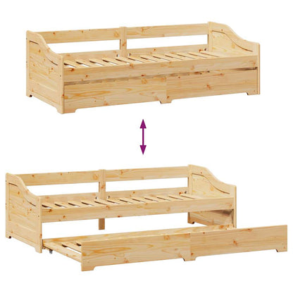 Lettino con Rotelle senza Materasso IRUN 90x200 cm | homemem39