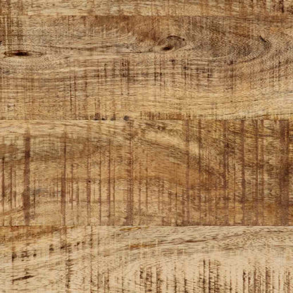 Credenze 2 pz 70x35x70 cm in Legno Massello di Mango Grezzo